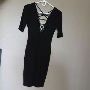 BlackNote Little Black Dress Strappy Back Size S